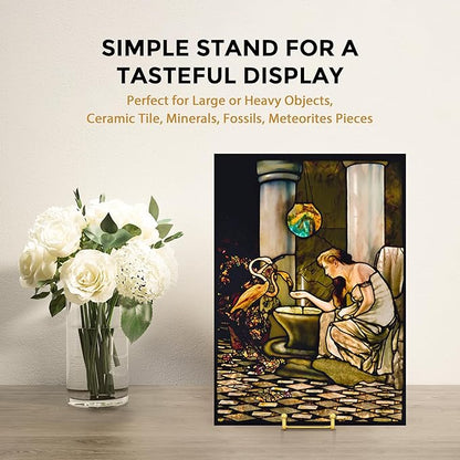 TR-LIFE 14 Inch Gold Metal Plate Stand - Image 7
