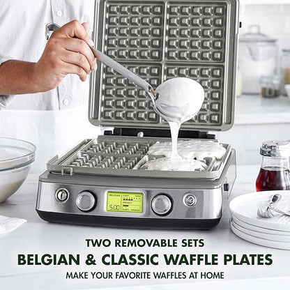 GreenPan Elite 4-Square Belgian & Classic Waffle Maker, Healthy Ceramic - Image 3