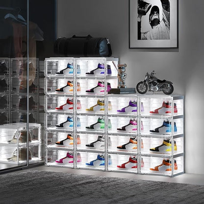 BROVIEW Led Shoe Boxes, Shoe Display Case - Image 5
