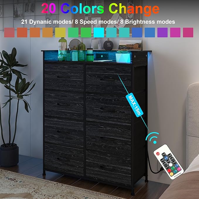 Fabric Dresser for Bedroom - Image 3