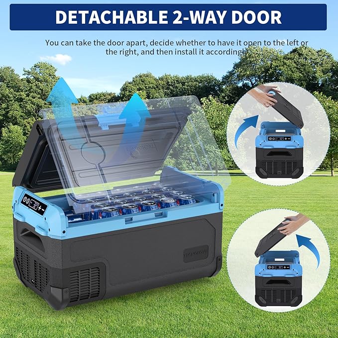 20L Car Refrigerator Freezer, 21QT Single Zone Portable Fridge - Image 6