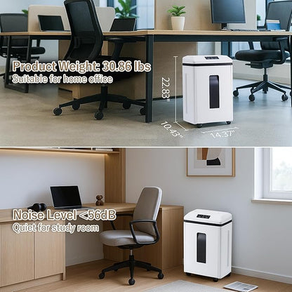 Professional Commercial Paper Shredder: P-7 Security Super Micro-Cut 1x1.7mm 7 - Image 8