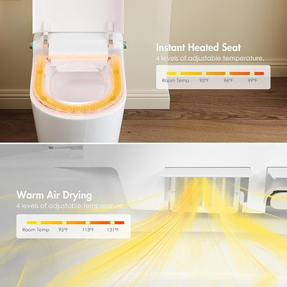 Eridanus Smart Toilet with Bidet Built in, One Piece Bidet Toilet - Image 3