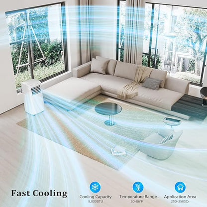 ROVSUN WiFi Enabled Smart 9000 BTU Portable Air Conditioner - Image 2