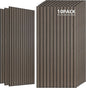 TO-TH Wood-Look Acoustic Wall Panels, 10 Pack 47.2” x 23.6” Sound Panels by TO-TH