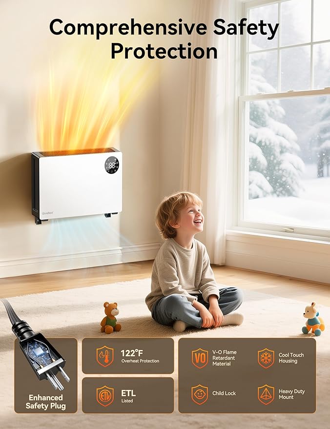 GiveBest Super Quiet Wall Heaters - Image 7