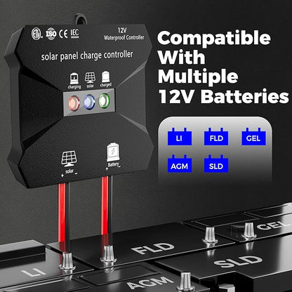 Voltset MPPT Solar Charge Controller : IP65 Waterproof - Image 6