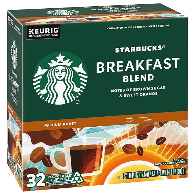 Starbucks Coffee K-Cup Pods, Breakfast Blend, Medium Roast Coffee, Notes of - Image 3