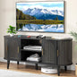 51" Fluted TV Stand, Mid-Century Modern Entertainment Center by Mxtxmy
