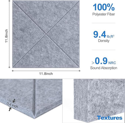 Sonicism 12 Pack X-Lined Acoustic Panels - Image 5