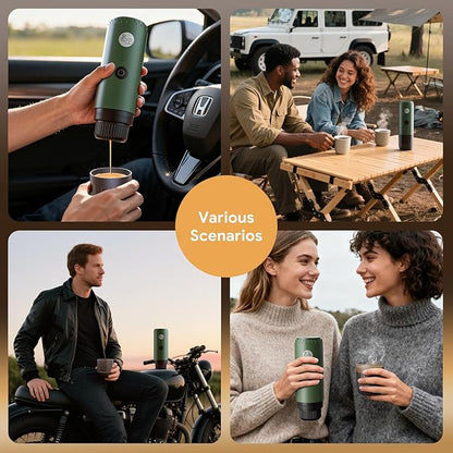 Portable Electric Espresso Machine, Travel Coffee Maker - Image 3