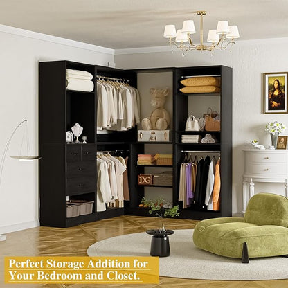 Unikito 86” Closet System, Corner Closets Organizer - Image 6