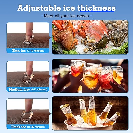Commercial Ice Maker Machine 120lbs/24H - Image 4