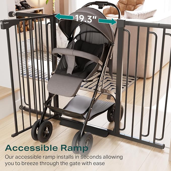 Cumbor 36" Extra Tall Baby Gate - Image 7