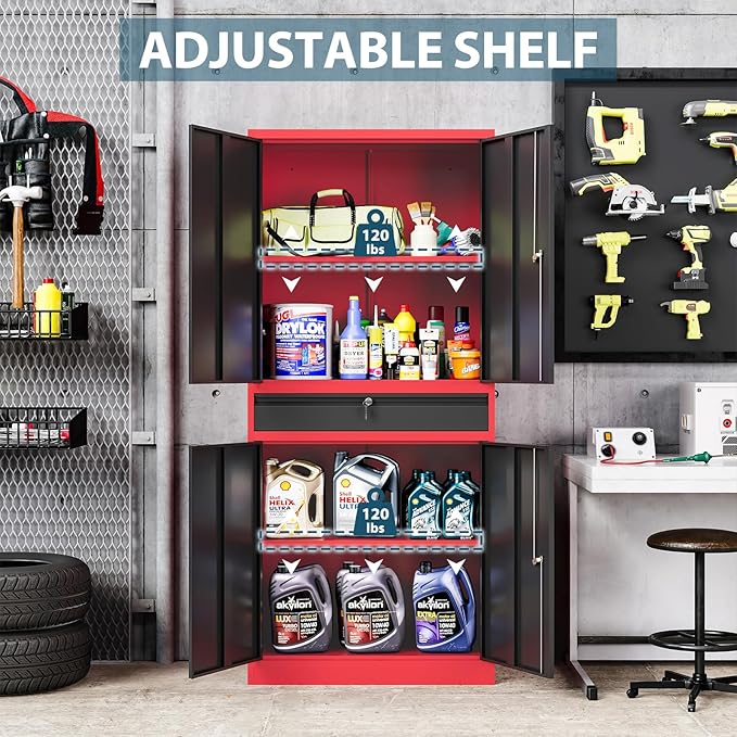 MIIIKO Metal Storage Cabinet - Image 4