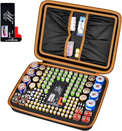 Comecase Battery Organizer Storage Box, Carrying Case Bag Holder by COMECASE