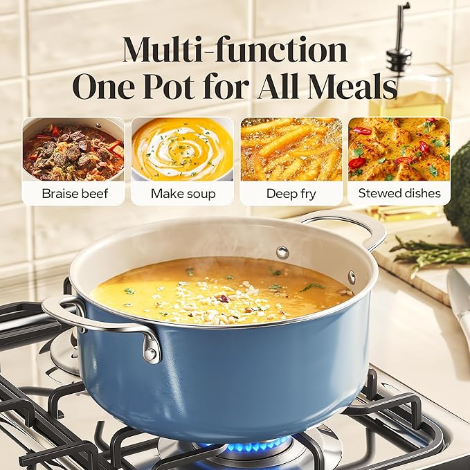 Redchef Ceramic Stock Pot, Induction Cooking Pot - Image 5