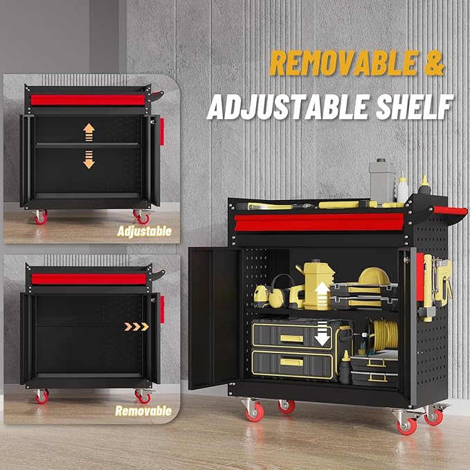 Rolling Garage Cabinets, Garage Storage Cabinet - Image 3