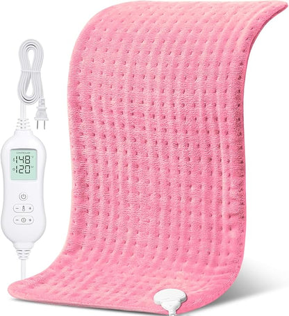 NOWWISH Heating Pad for Back Pain Relief & Period Cramps, 33x17 Inch Moist Heat by NOWWISH
