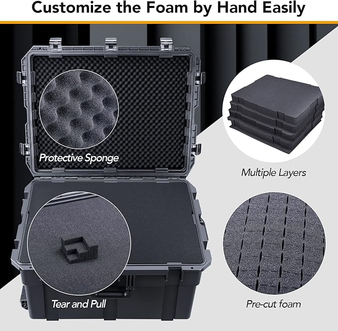 Lykus HC-7240 Large Waterproof Hard Case - Image 2