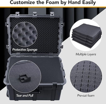 Lykus HC-7240 Large Waterproof Hard Case - Image 2