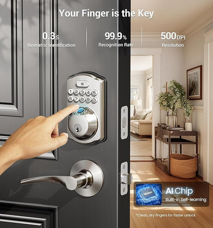 Veise Fingerprint Door Lock - Image 2