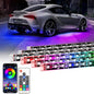 Goodream Car Underglow Kit, 12V 6 pcs RGB Led Lights Strip Neon Ambient Sets by Goodream