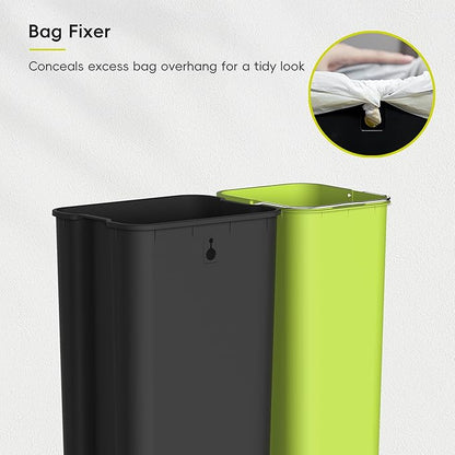 EKO EcoCasa Stainless Steel Dual Step Trash Can - Image 8