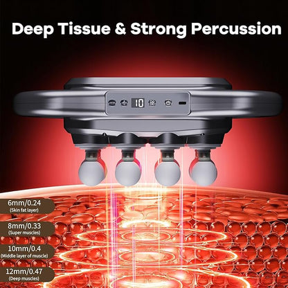 Cexovil 16-Head Massage Gun, 2026 Upgrade Deep Tissue Percussion Massager - Image 2