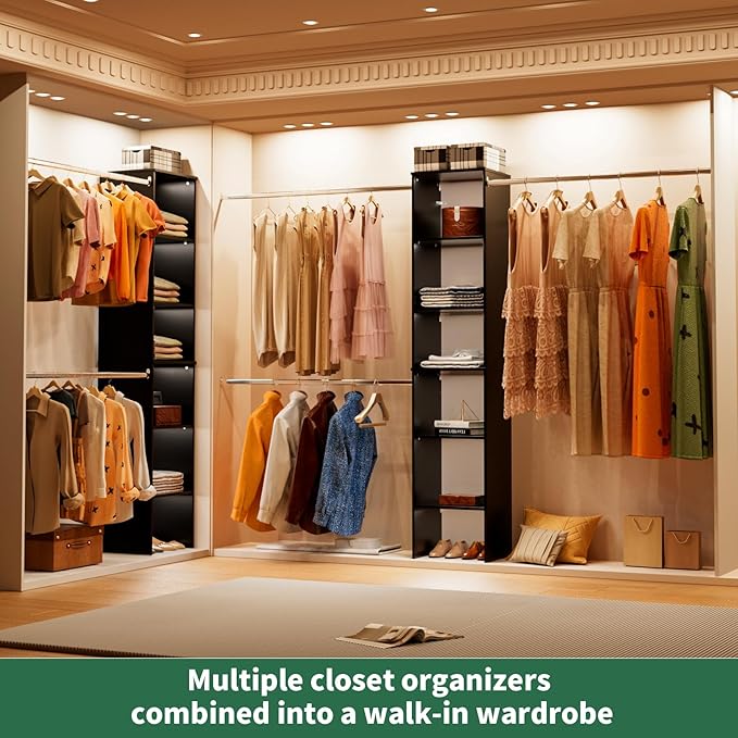 Closet System, Wood Tower Closet Storage - Image 4