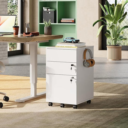 DEVAISE 3 Drawer Mobile File Cabinet - Image 2