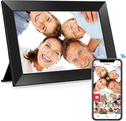 BIGASUO Digital Picture Frame, 10.1" Frameo Digital Frame WiFi by BIGASUO