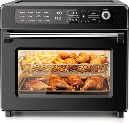 Kismile 25QT Air Fryer Toaster Oven Combo, 12-in-1 Large Countertop Convection by Kismile