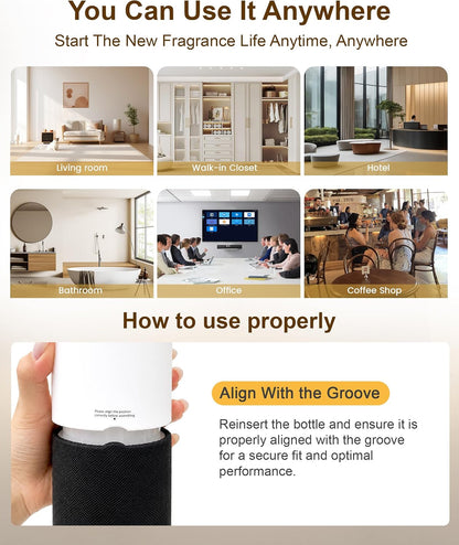 hotel collection diffuser machine,fabric-wrapped design,candlelight atmosphere lamp,1500 sq, front angle view