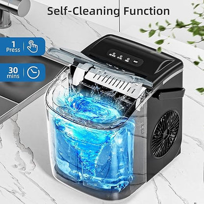 Antarctic Star Ice Maker Countertop, Portable Ice Machine - Image 3