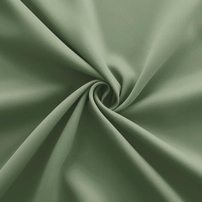 KOUFALL Sage Green Blackout Window Curtains - Image 9
