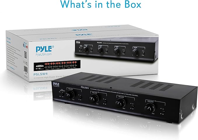 Pyle 4 Channel Speaker Selector Switch - Image 7