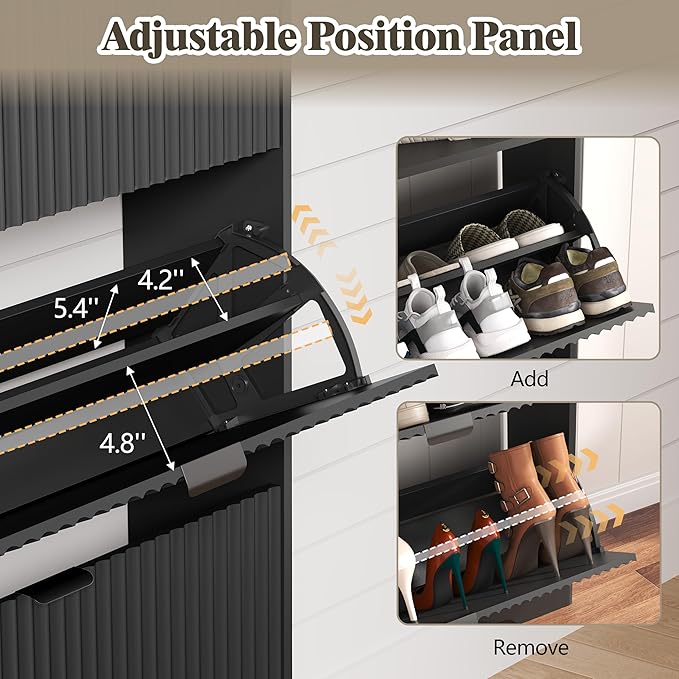 Shoe Cabinet Storage for Entryway - Image 4