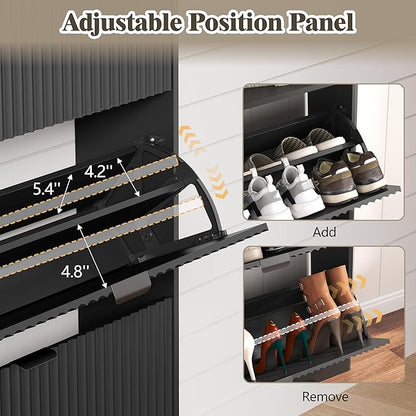 Shoe Cabinet Storage for Entryway - Image 4