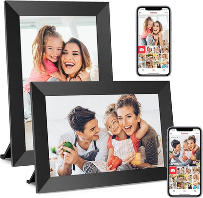BIGASUO Digital Picture Frame, 10.1" Frameo Digital Frame WiFi by BIGASUO