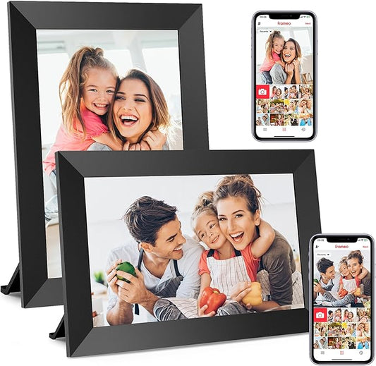BIGASUO Digital Picture Frame, 10.1" Frameo Digital Frame WiFi by BIGASUO