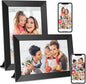 BIGASUO Digital Picture Frame, 10.1" Frameo Digital Frame WiFi by BIGASUO
