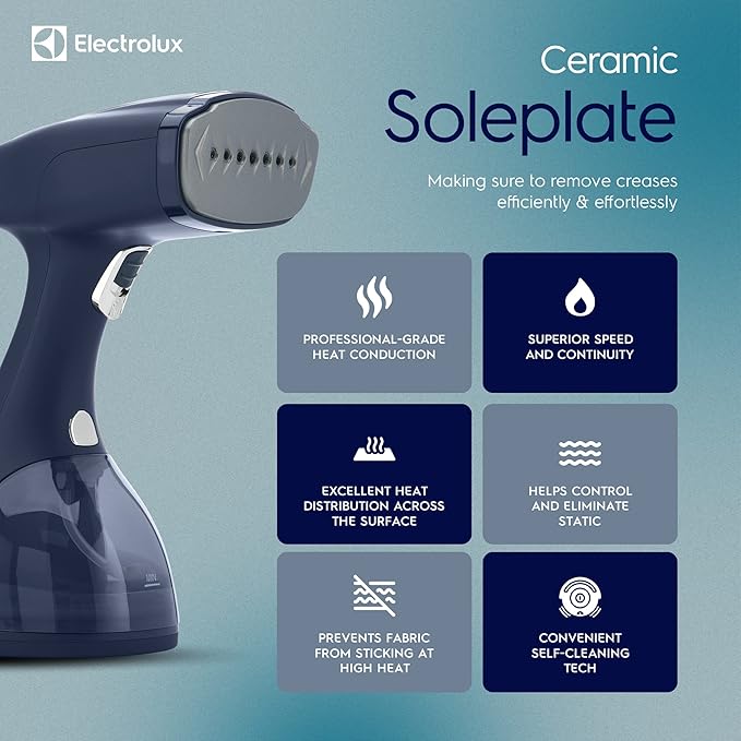 Electrolux Steamer for Clothes, LX15003 Portable Handheld Fabric and Garment - Image 4