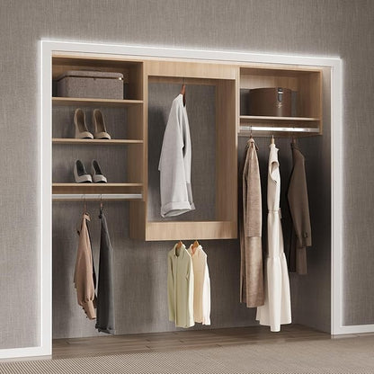 Modular Closet System, Wood Tower Closet Storage - Image 4