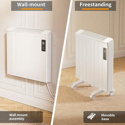 800W Plug-in Convection Electric Panel Wall Heaters - Image 4