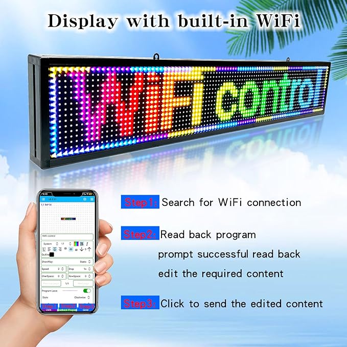 P10 Programmable Scrolling Led Sign Outdoor Signs - Image 7