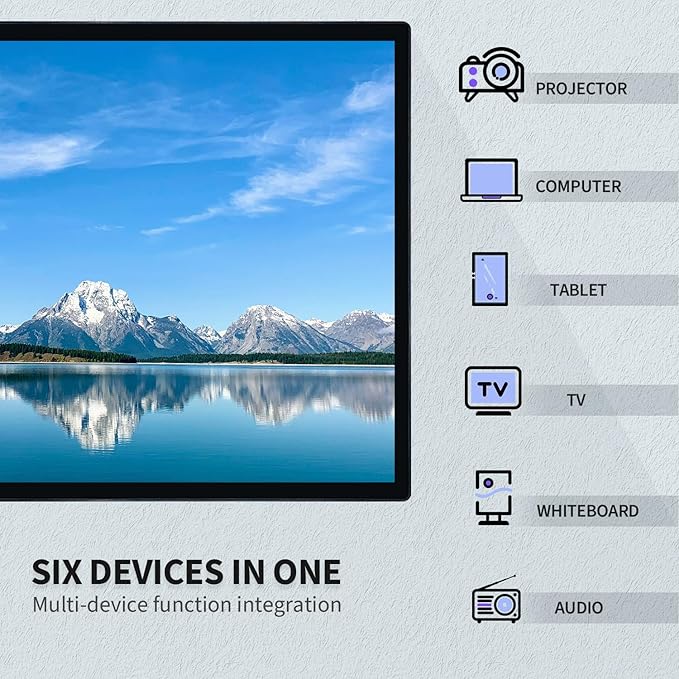 55" Touchscreen Monitor Smart Board, 4K Interactive Presentation Electronic - Image 3