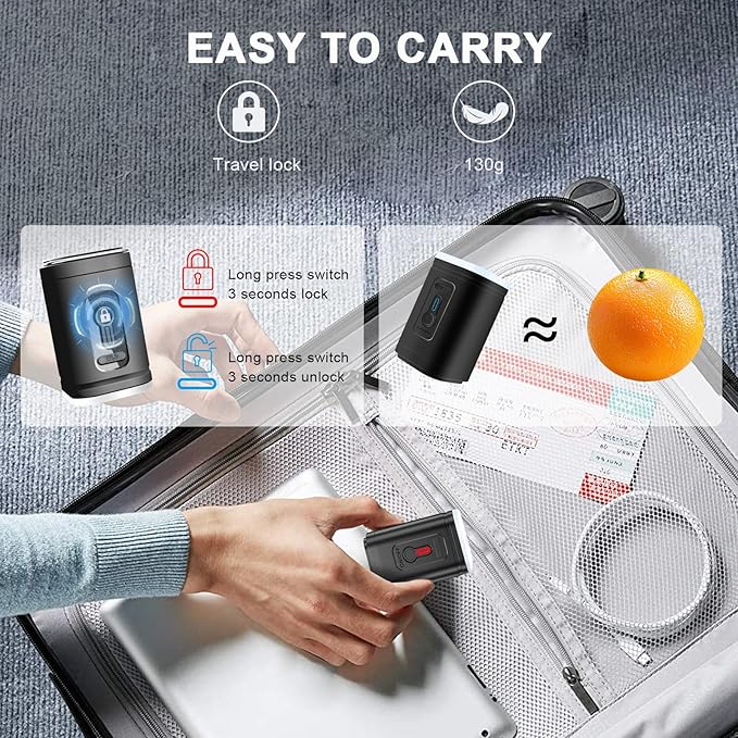 Portable Pump for Vacuum Storage Bags Electric Travel Vacuum Pump for Various - Image 5