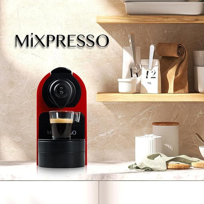 Mixpresso Red Espresso Coffee Machine – Compact 1400W Single Serve Coffee Maker - Image 8