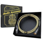 AA AUDIO ACCESSORY Gold Series Star Quad Studio XLR Cables 6.6ft, Neutrik by AA
